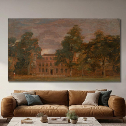 West Lodge East Bergholt John Constable jcn101 quadro stampato su tela