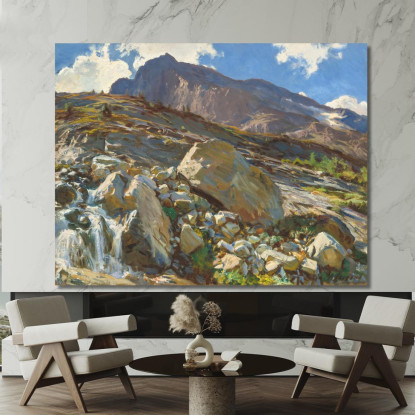 Passo Del Sempione_2 John Singer Sargent jss273 quadro stampato su tela