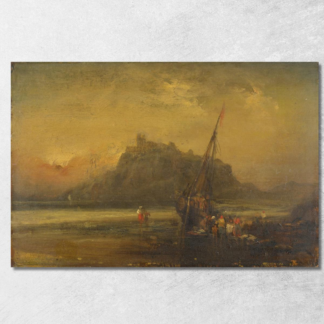 Scena Di Spiaggia John Sell Cotman jsc8 quadro stampato su tela