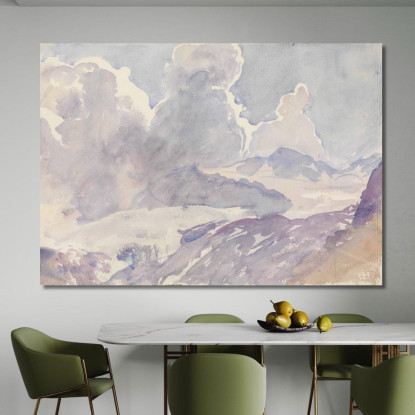 Cielo E Montagne John Singer Sargent jss277 quadro stampato su tela