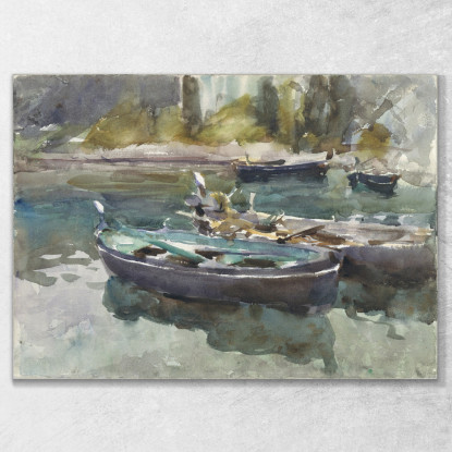 Piccole Imbarcazioni John Singer Sargent jss279 quadro stampato su tela