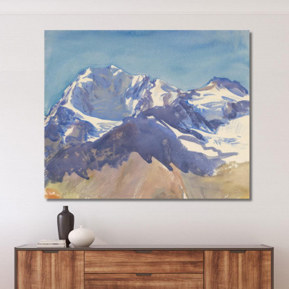 Nevicare John Singer Sargent jss280 quadro stampato su tela