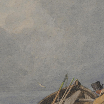 Sabbie Di Yarmouth Norfolk John Sell Cotman jsc64 quadro stampato su tela