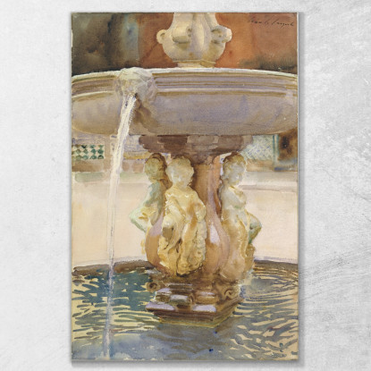 Fontana Spagnola John Singer Sargent jss283 quadro stampato su tela