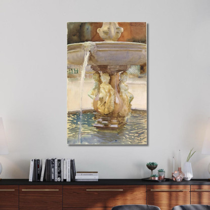 Fontana Spagnola John Singer Sargent jss283 quadro stampato su tela