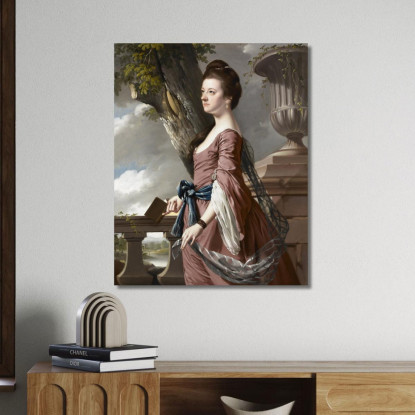 La Signora Frances Hesketh Joseph Wright of Derby jwd29 quadro stampato su tela