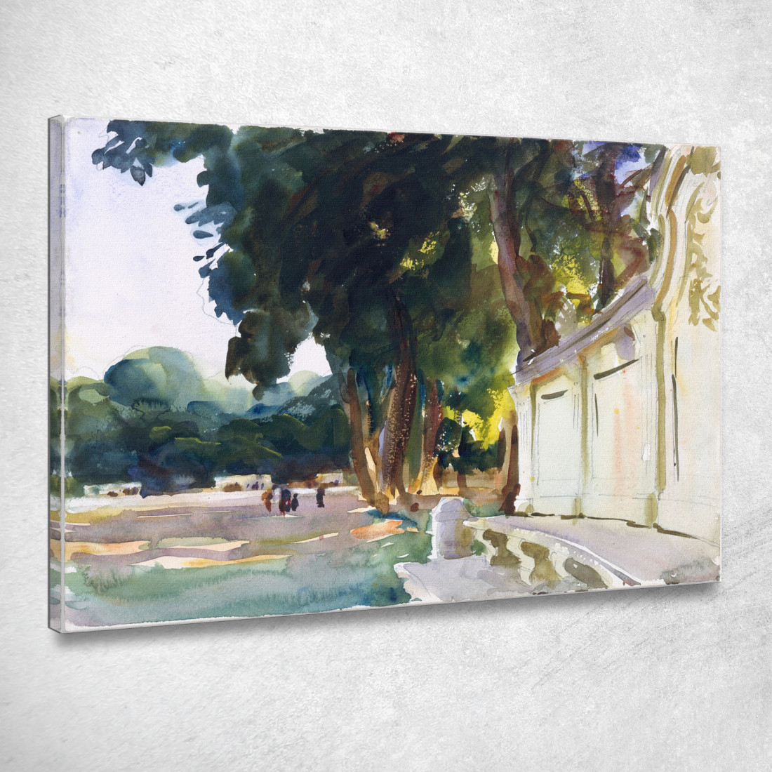 Mezzogiorno Spagnolo Aranjuez John Singer Sargent jss285 quadro stampato su tela