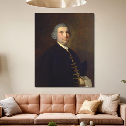 Ritratto Di Un Gentiluomo 2 Joseph Wright of Derby jwd32 quadro stampato su tela