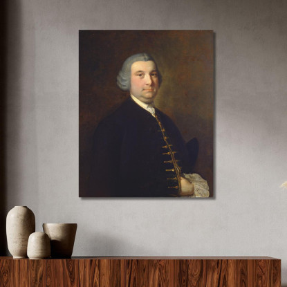 Ritratto Di Un Gentiluomo 2 Joseph Wright of Derby jwd32 quadro stampato su tela