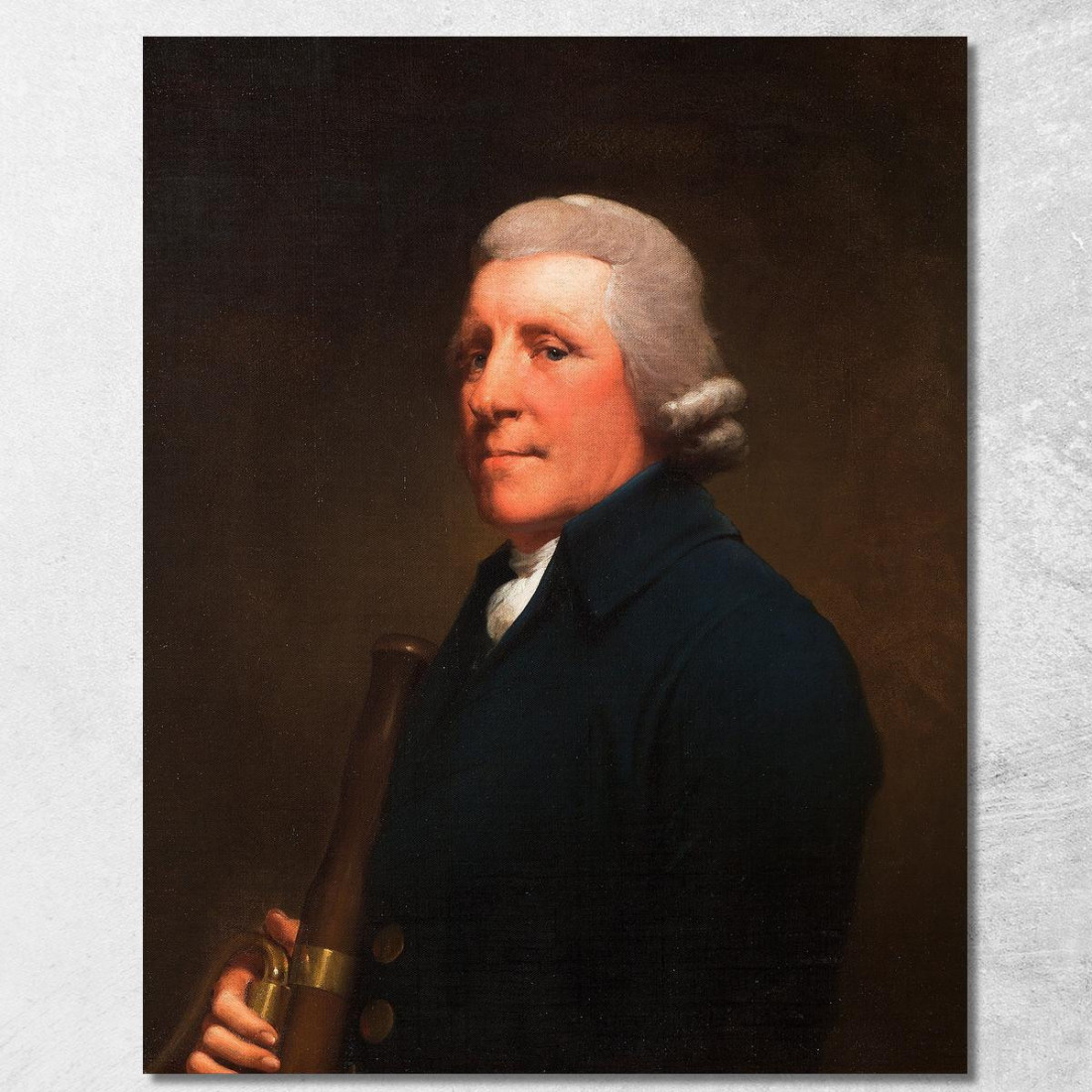 Ritratto Del Signor Anthony Greatorex Joseph Wright of Derby jwd46 quadro stampato su tela