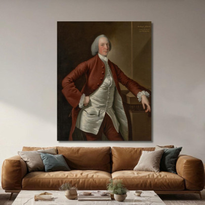 Ritratto Di Richard Ellison Joseph Wright of Derby jwd51 quadro stampato su tela