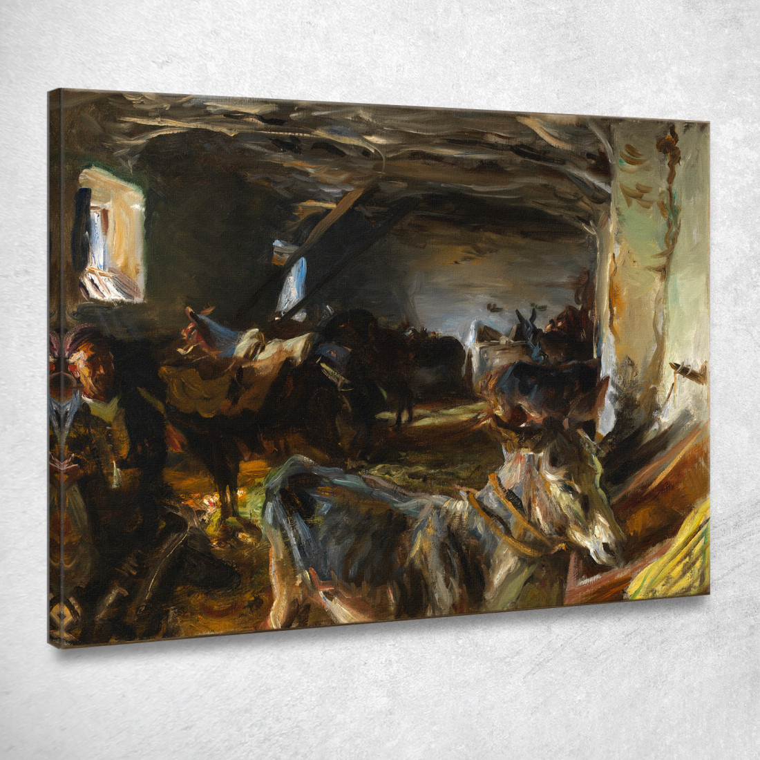 Stabile A Cuenca John Singer Sargent jss288 quadro stampato su tela