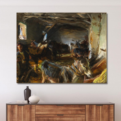 Stabile A Cuenca John Singer Sargent jss288 quadro stampato su tela