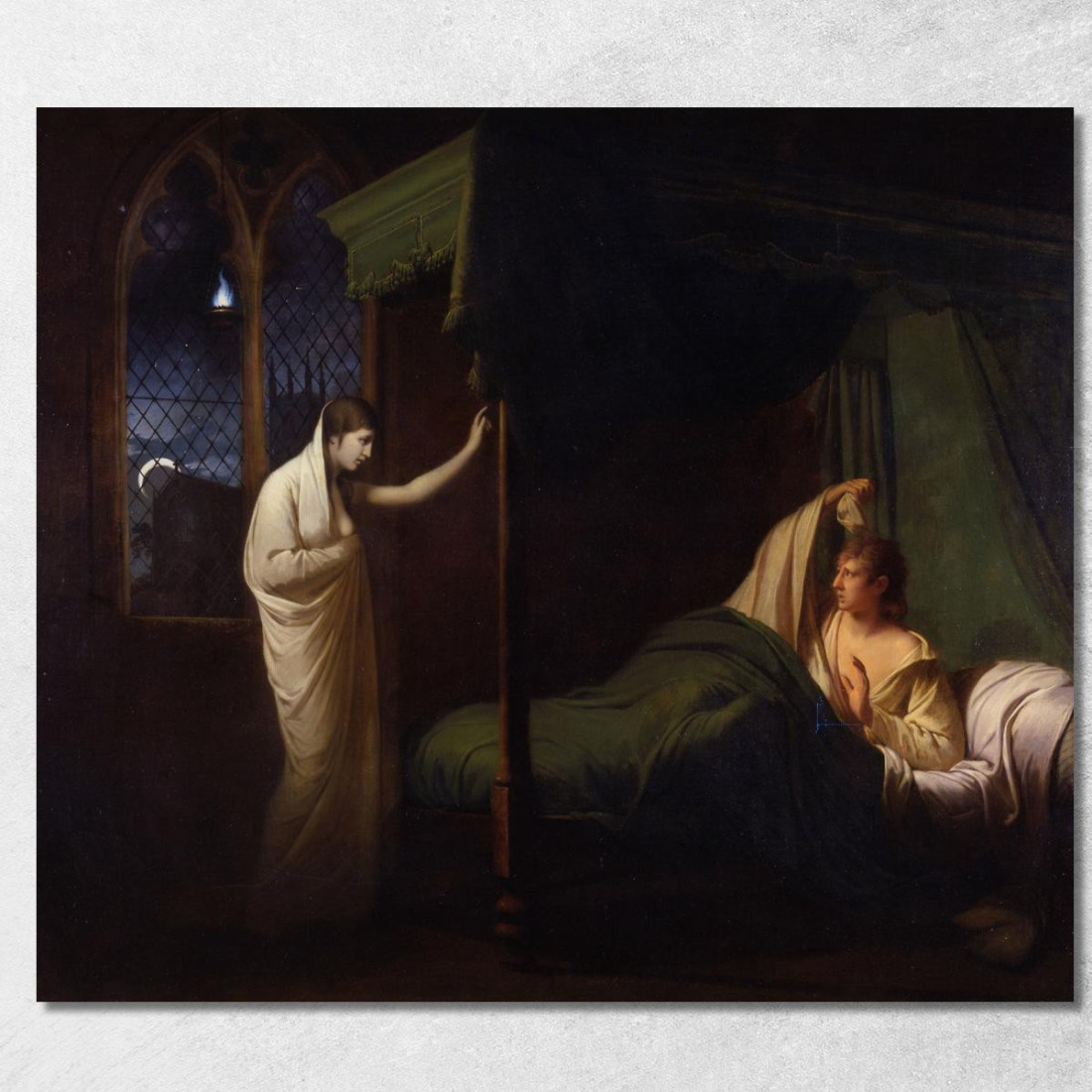 William E Margaret Joseph Wright of Derby jwd69 quadro stampato su tela