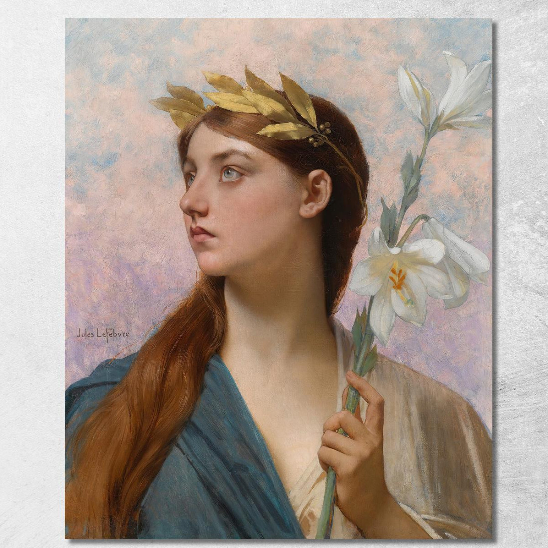 Un'Allegoria Della Vittoria Jules Joseph Lefebvre jle1 quadro stampato su tela