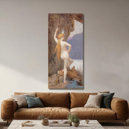 Diana La Cacciatrice Jules Joseph Lefebvre jle4 quadro stampato su tela