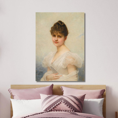 Edith Warren Miller Jules Joseph Lefebvre jle6 quadro stampato su tela