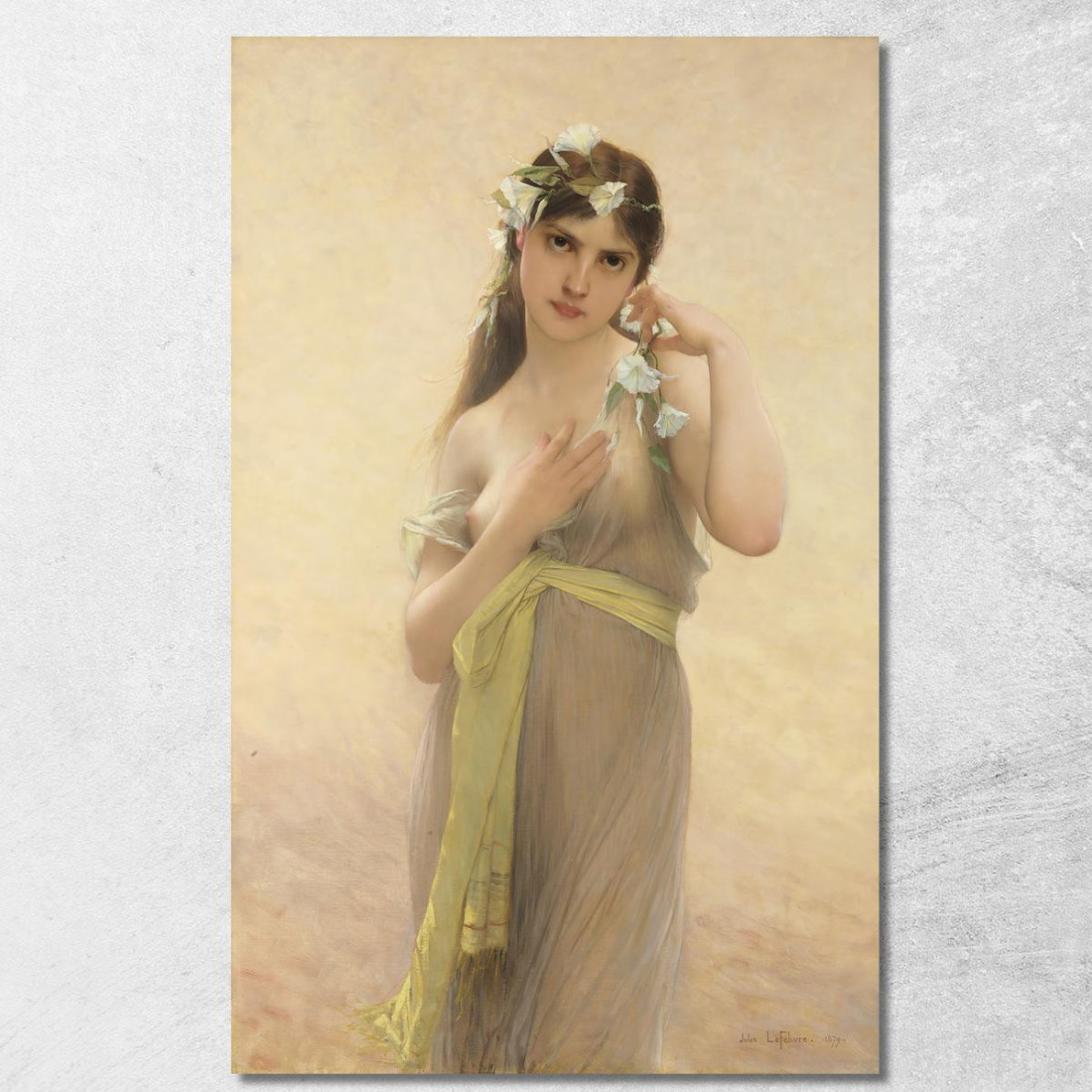 Gloria Mattutina Jules Joseph Lefebvre jle12 quadro stampato su tela