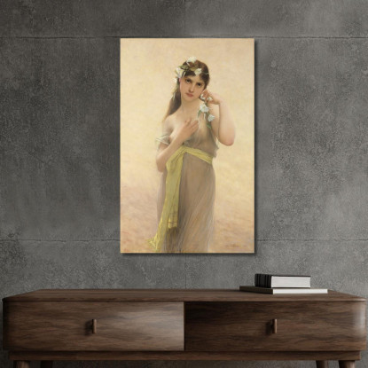 Gloria Mattutina Jules Joseph Lefebvre jle12 quadro stampato su tela