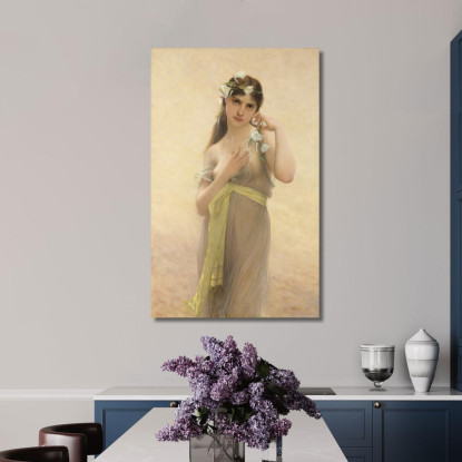 Gloria Mattutina Jules Joseph Lefebvre jle12 quadro stampato su tela