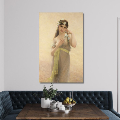 Gloria Mattutina Jules Joseph Lefebvre jle12 quadro stampato su tela