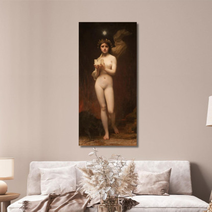 Pandora Jules Joseph Lefebvre jle15 quadro stampato su tela