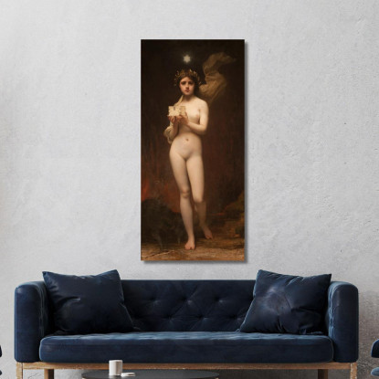 Pandora Jules Joseph Lefebvre jle15 quadro stampato su tela