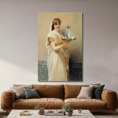 Serva Jules Joseph Lefebvre jle19 quadro stampato su tela