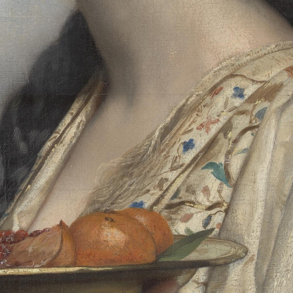 Schiava Con Una Ciotola Di Frutta Jules Joseph Lefebvre jle20 quadro stampato su tela