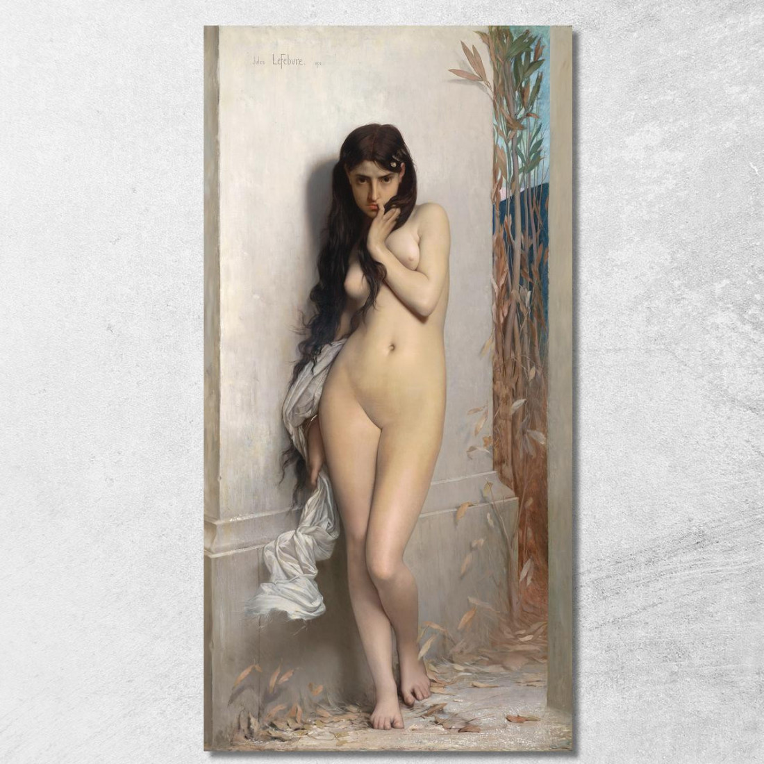 La Cicala Jules Joseph Lefebvre jle21 quadro stampato su tela