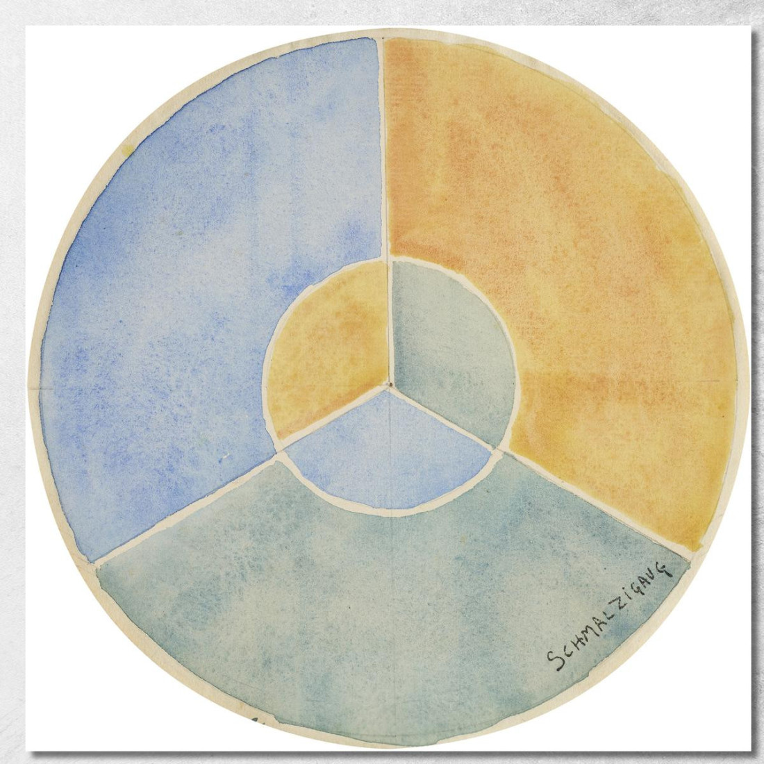 Composizione 2 Jules Schmalzigaug jsh7 quadro stampato su tela