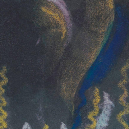 Medusa E Scia Verde Jules Schmalzigaug jsh13 quadro stampato su tela