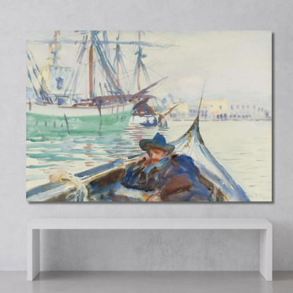 Summer On The Giudecca John Singer Sargent jss294 quadro stampato su tela