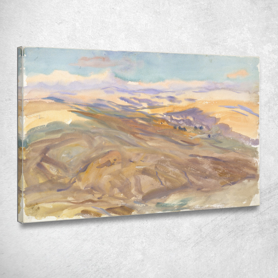 Tramonto John Singer Sargent jss297 quadro stampato su tela