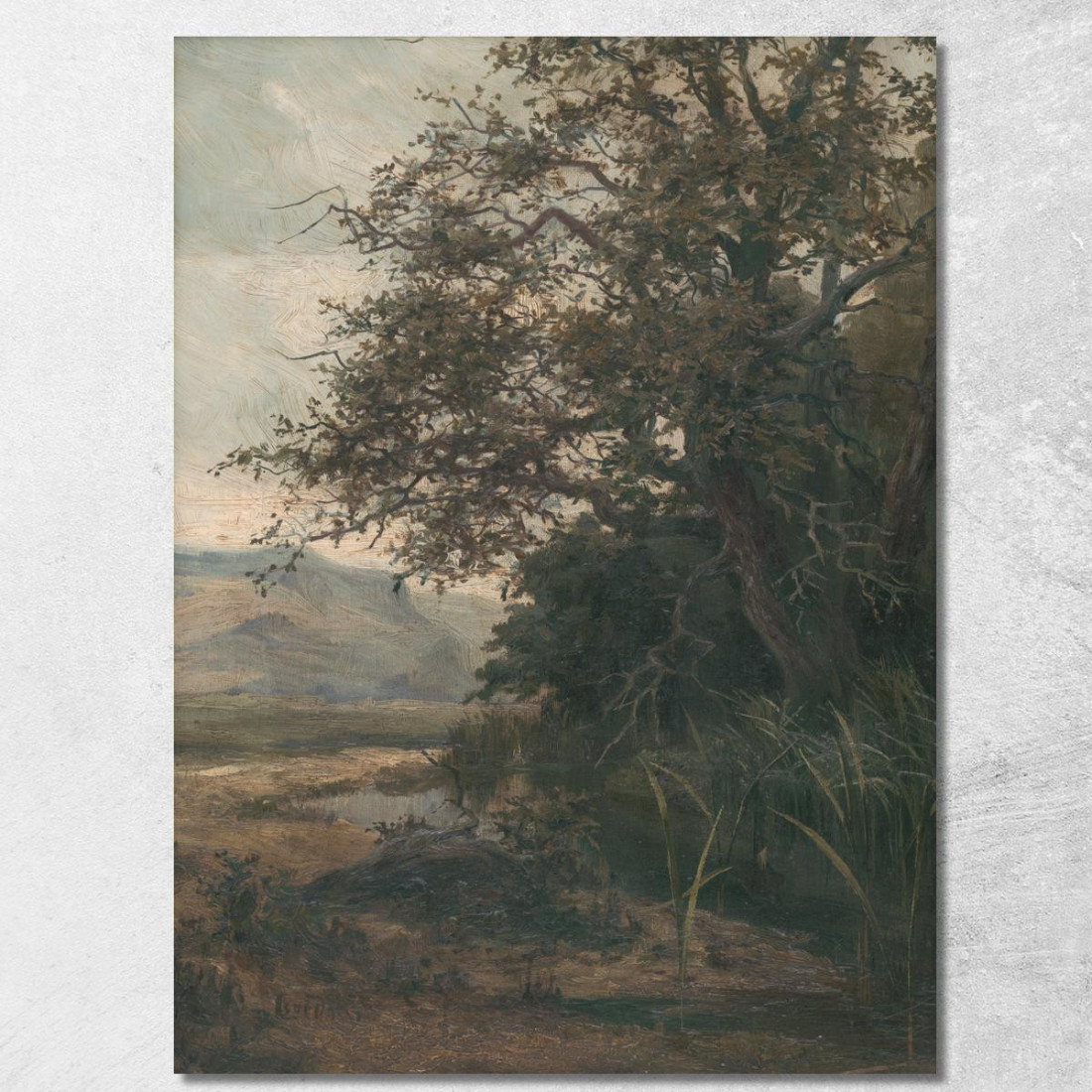 Lungo Il Ruscello Ľudovít Čordák lco7 quadro stampato su tela