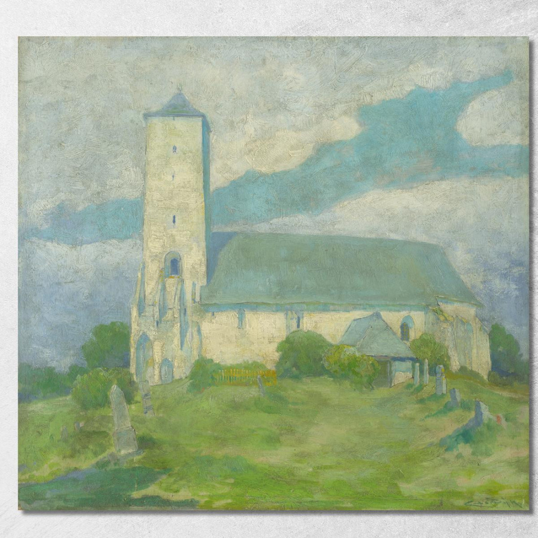 Chiesa A Svinica Ľudovít Čordák lco12 quadro stampato su tela