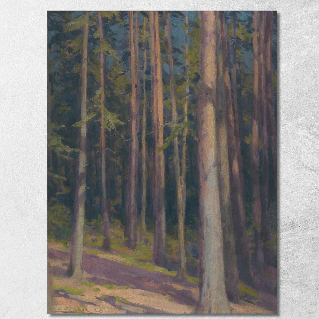 Foresta Di Abeti Ľudovít Čordák lco16 quadro stampato su tela