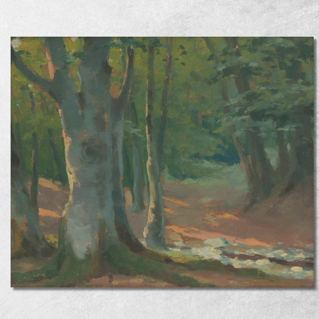 Foresta 3 Ľudovít Čordák lco18 quadro stampato su tela