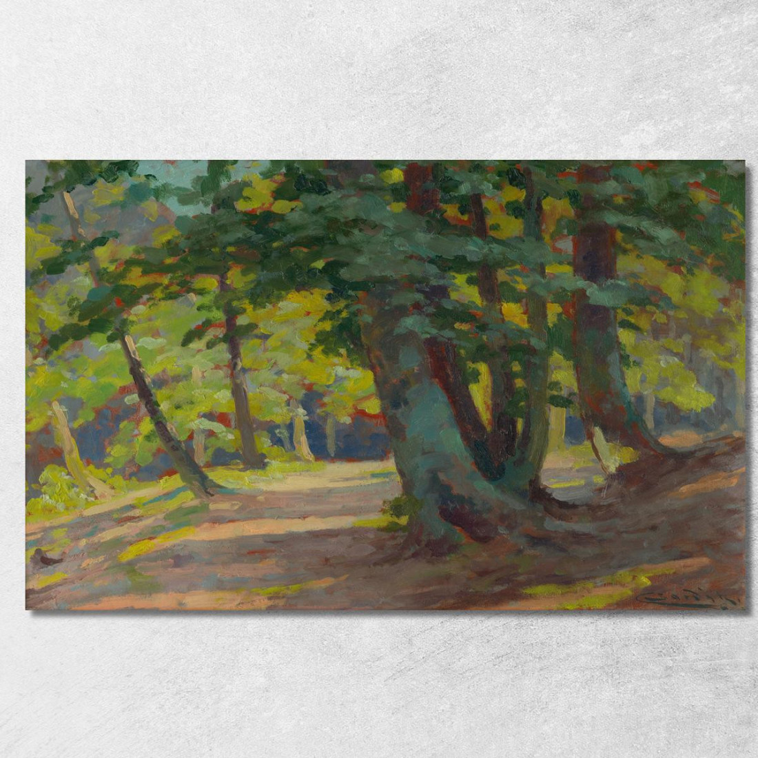 Foresta 5 Ľudovít Čordák lco20 quadro stampato su tela