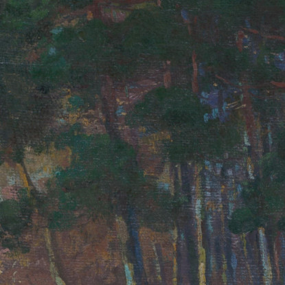 Foresta In Inverno Ľudovít Čordák lco21 quadro stampato su tela