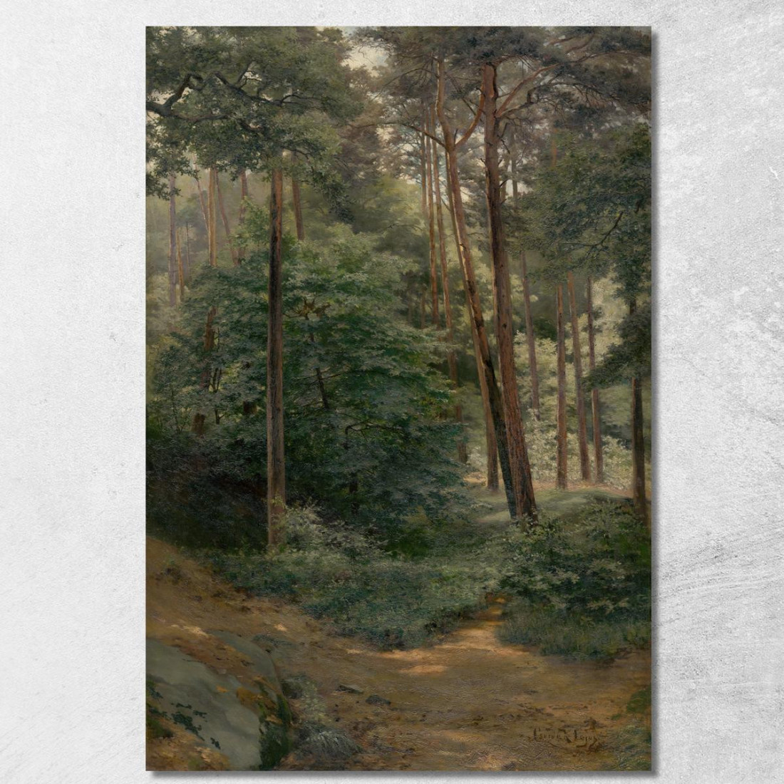 Foresta Ľudovít Čordák lco25 quadro stampato su tela
