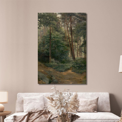 Foresta Ľudovít Čordák lco25 quadro stampato su tela
