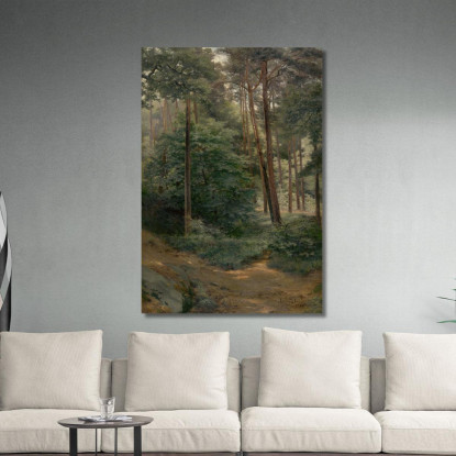 Foresta Ľudovít Čordák lco25 quadro stampato su tela