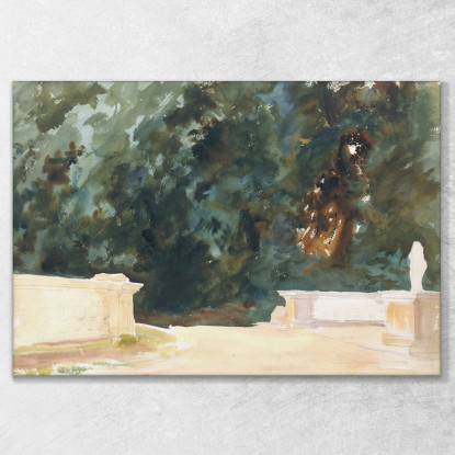 Terrazza E Giardini John Singer Sargent jss302 quadro stampato su tela