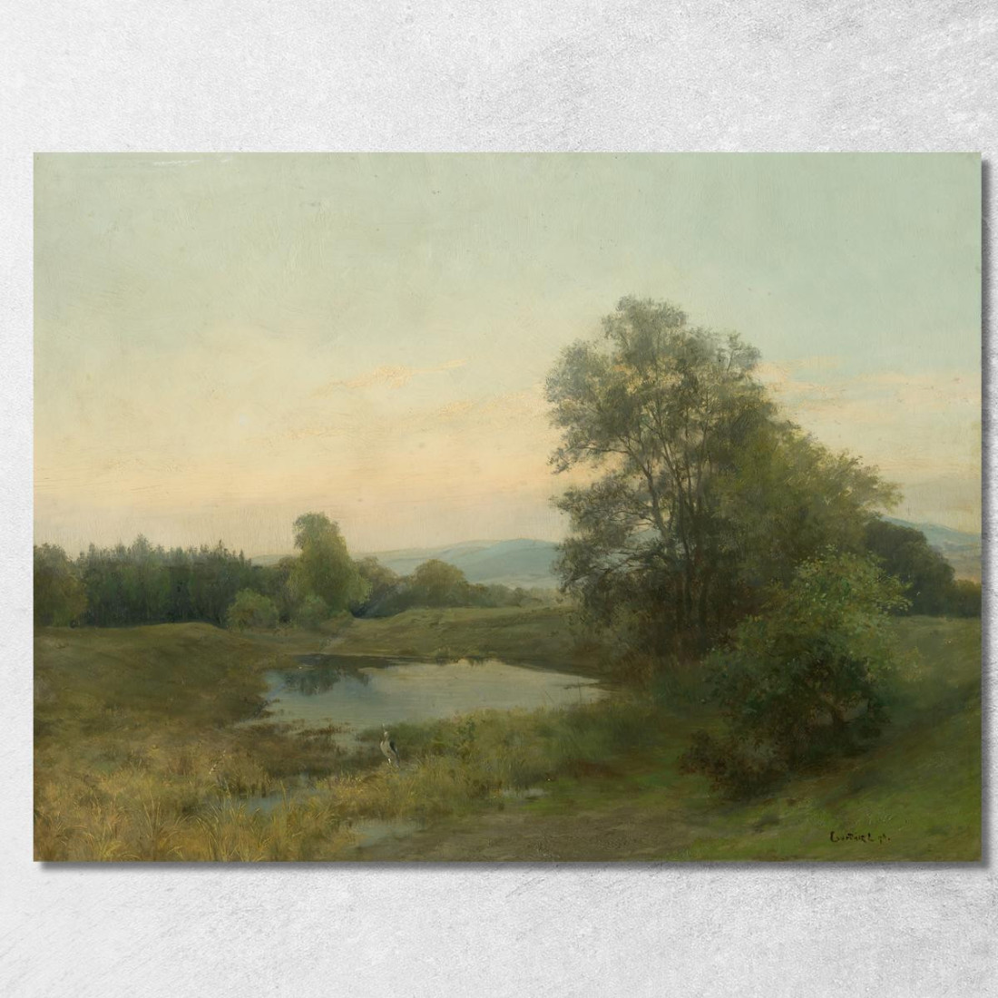 Paesaggio Con Una Palude Ľudovít Čordák lco39 quadro stampato su tela