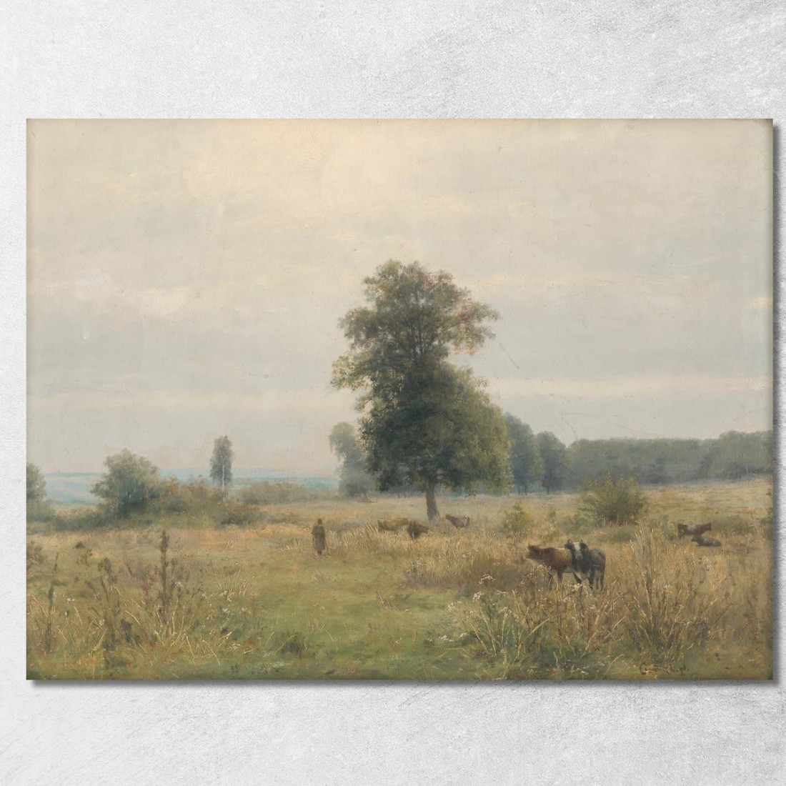 Paesaggio Con Alberi Ľudovít Čordák lco43 quadro stampato su tela