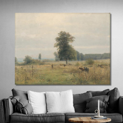 Paesaggio Con Alberi Ľudovít Čordák lco43 quadro stampato su tela