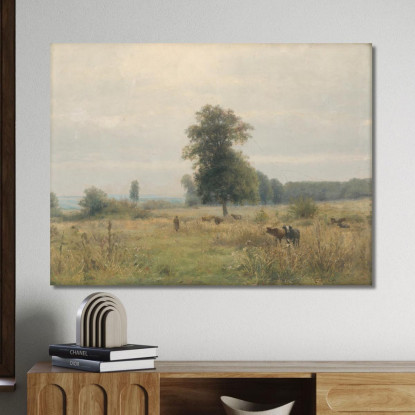 Paesaggio Con Alberi Ľudovít Čordák lco43 quadro stampato su tela