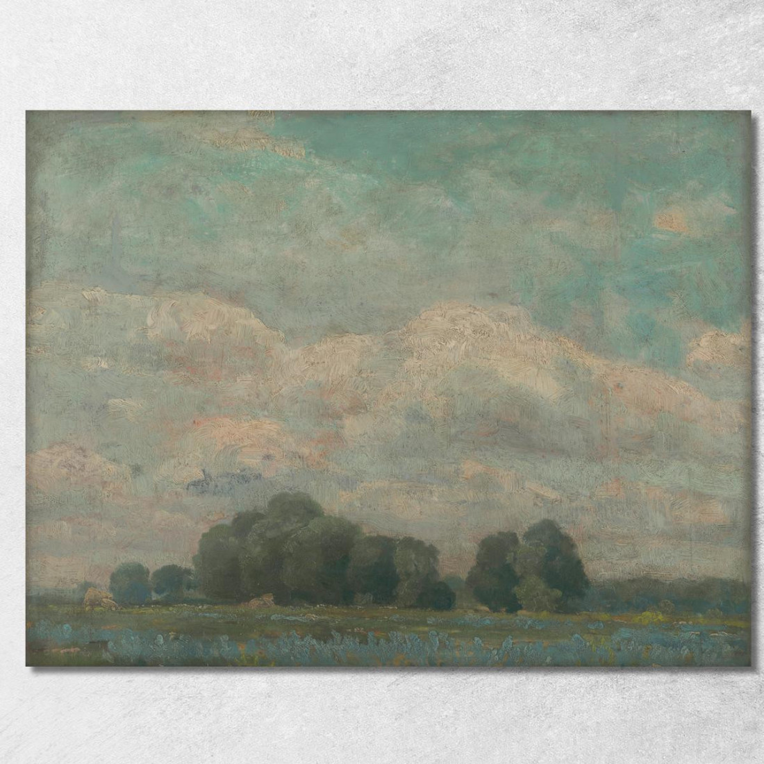 Prato Con Alberi Cespugliosi Ľudovít Čordák lco48 quadro stampato su tela