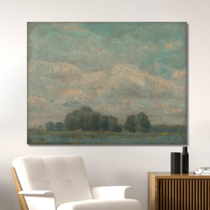 Prato Con Alberi Cespugliosi Ľudovít Čordák lco48 quadro stampato su tela